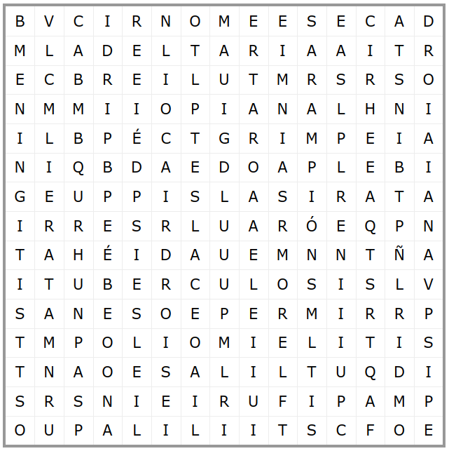 Sopa de enfermedades infeccionas
